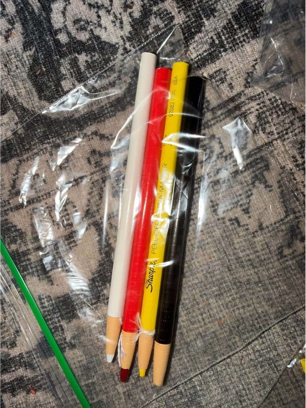 Sharpie Peel-Off China Markers Wax Grease Pencils Set of 4